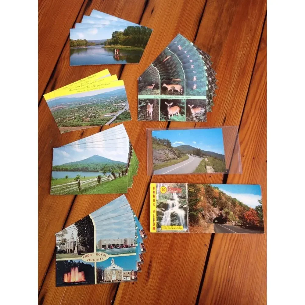 Vtg Front Royal Shenandoah Valley National Park Skyline Drive Virginia Postcards